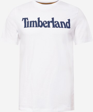 TIMBERLAND Regular fit T-shirt i vit: framsida