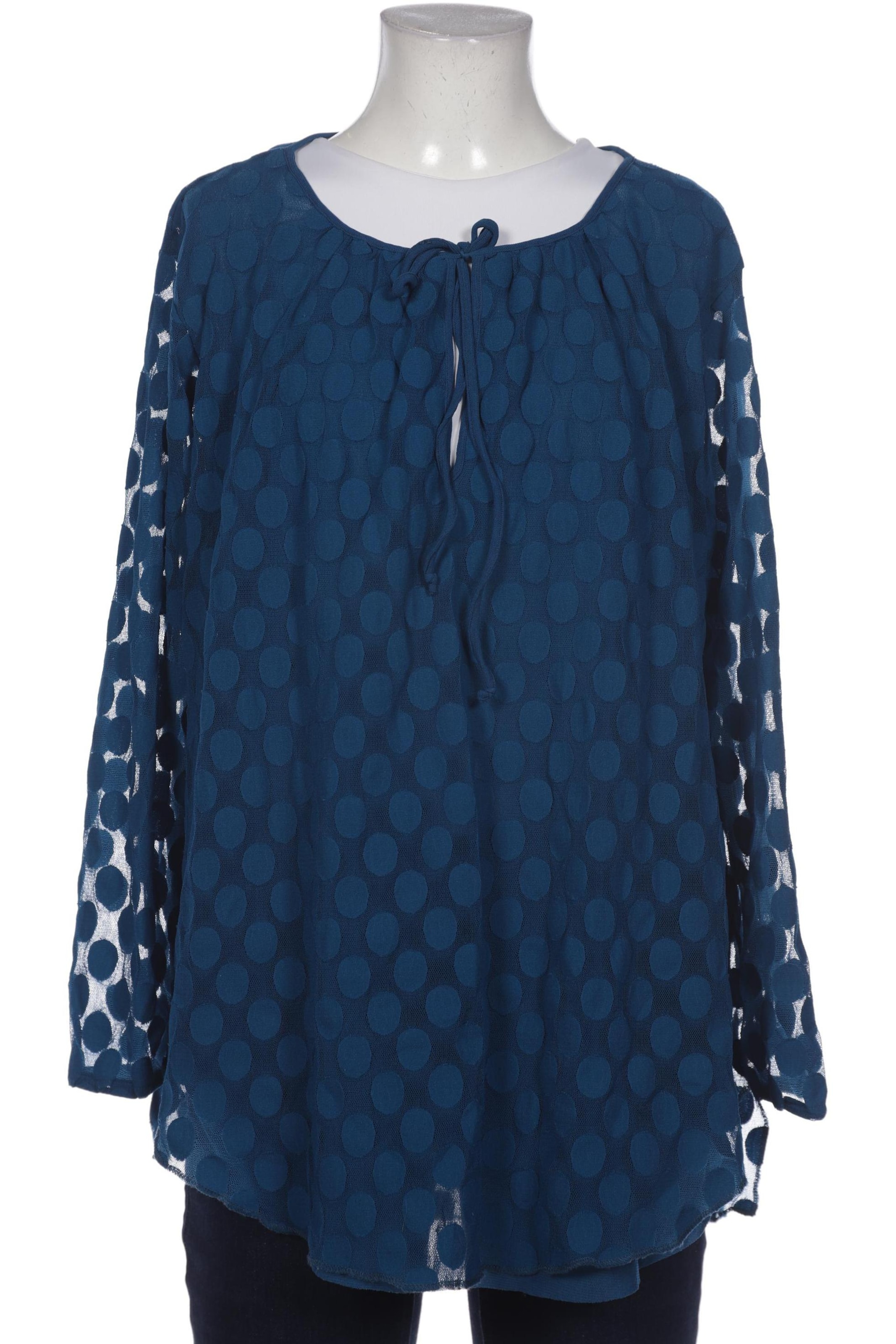 Jean Paul Gaultier Bluse M in Blau: Vorderseite