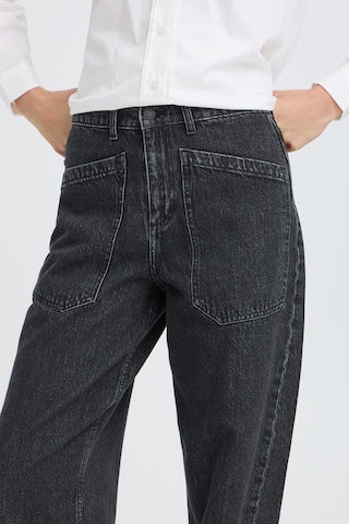b.young Barrel Jeans 'KIZION ' in Schwarz
