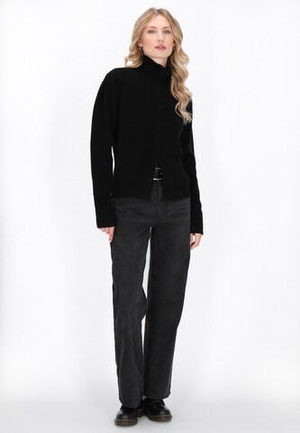 DreiMaster Vintage Gebreid vest in Zwart