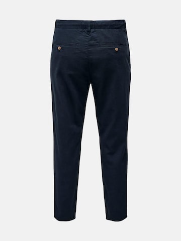 Only & Sons Tapered Pants 'ONSLEO' in Blue