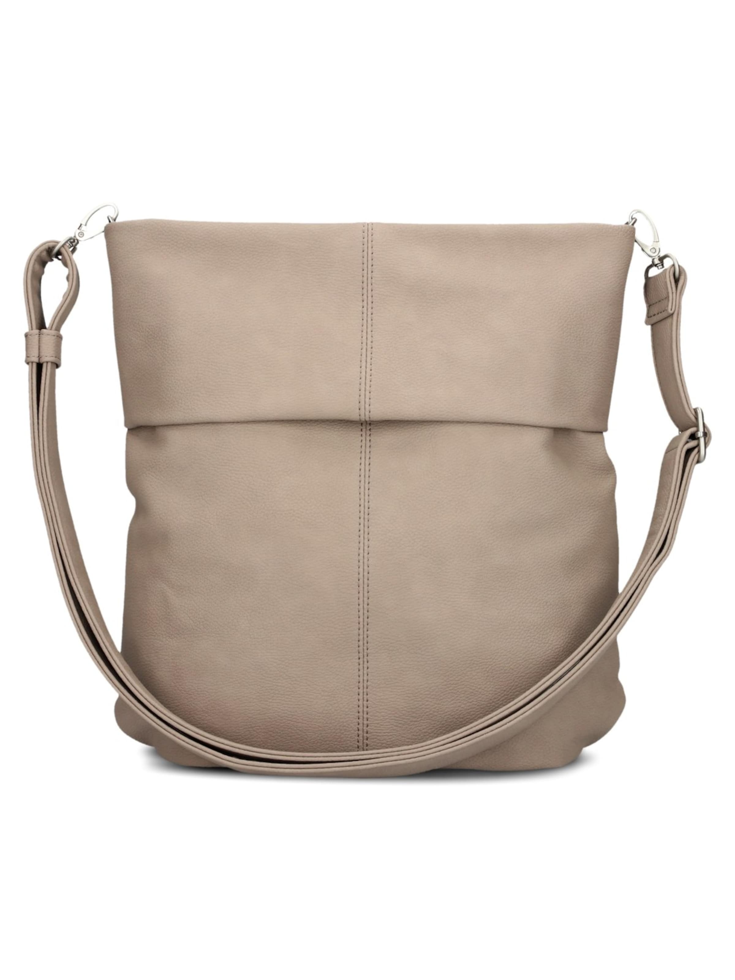 ZWEI Handtas 'MADEMOISELLE.M M12' in Bruin