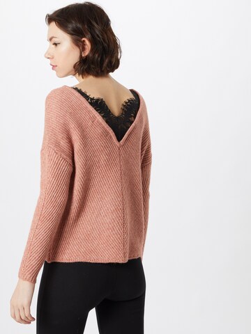 VERO MODA Свитер 'Buena Lena' в Ярко-розовый