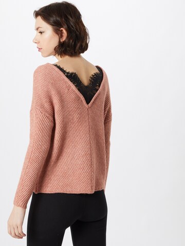 VERO MODA Sweater 'Buena Lena' in Pink