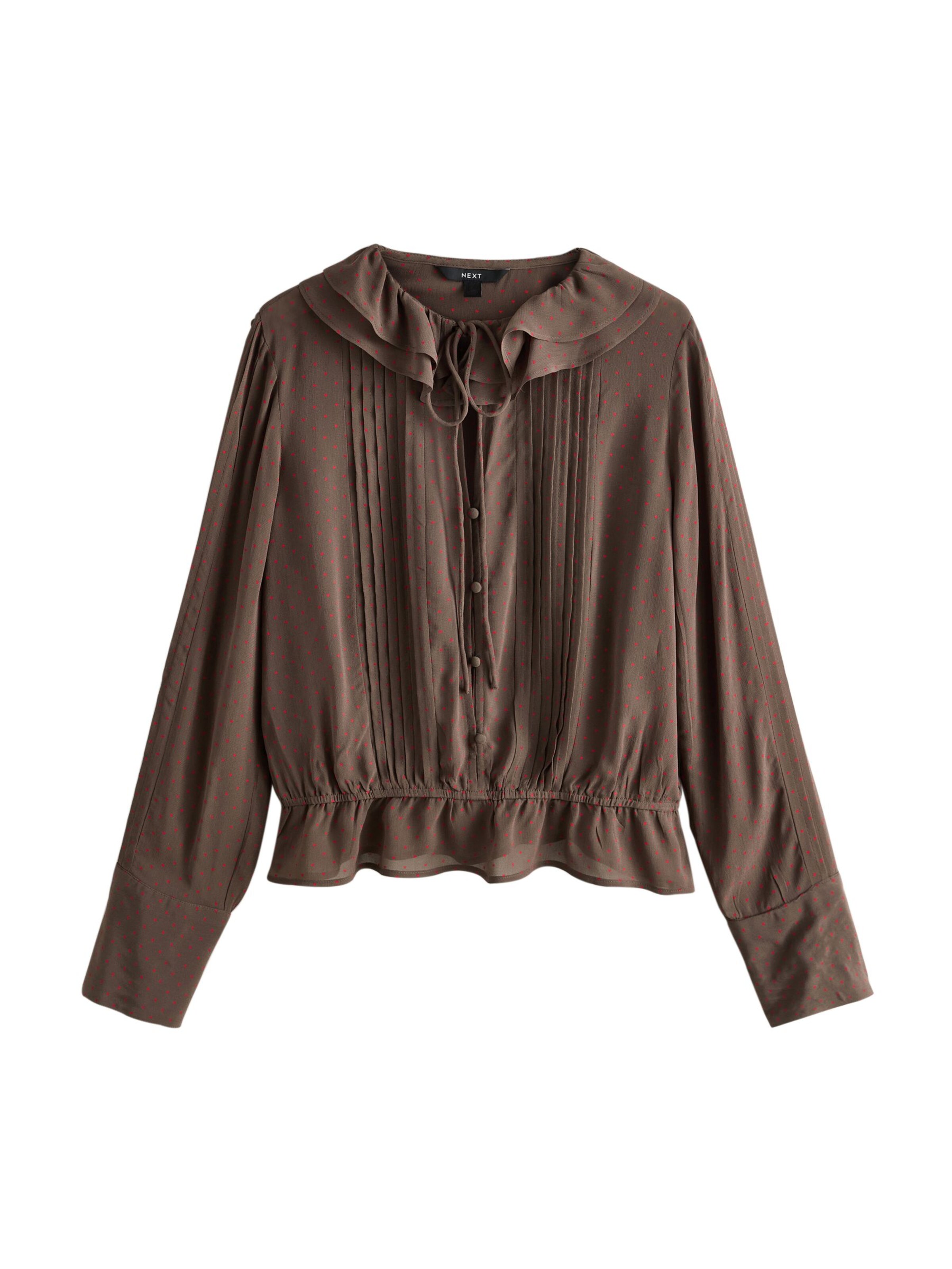 Next Bluse in Braun: Vorderseite