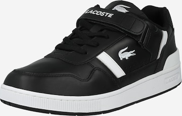 Baskets basses LACOSTE en noir : devant