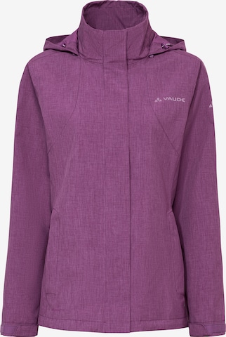 VAUDE Outdoorjacke 'Rosemoor' in Lila: Vorderseite
