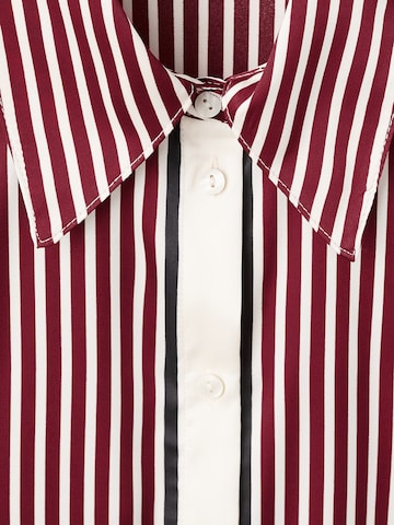 MANGO Bluse 'MARGARET' i rød