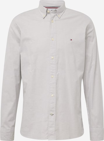 TOMMY HILFIGER - Regular Fit Camisa em cinzento: frente