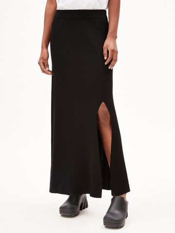 ARMEDANGELS Rock in Schwarz: Vorderseite