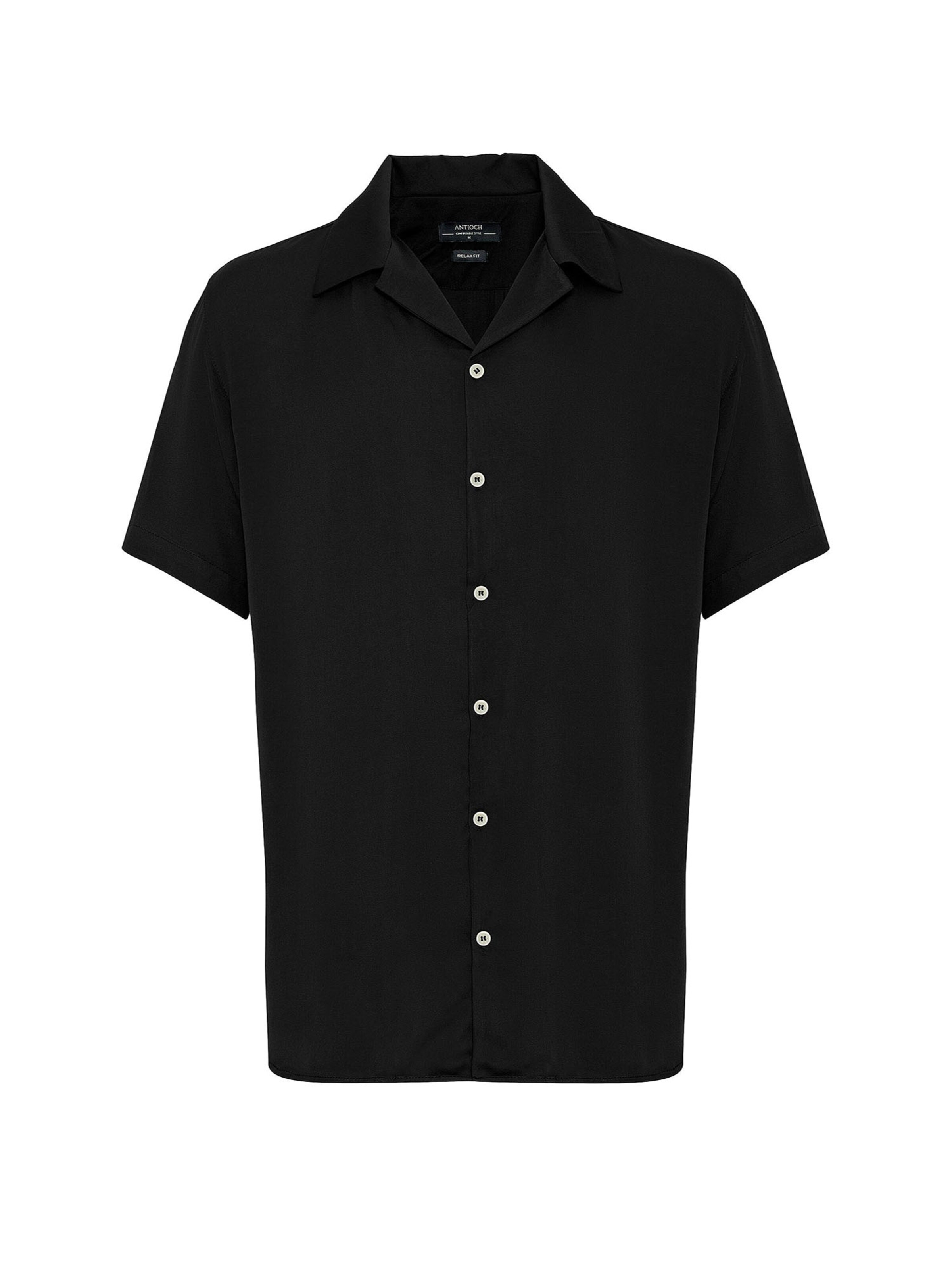 Antioch Regular fit Button Up Shirt in Black: front