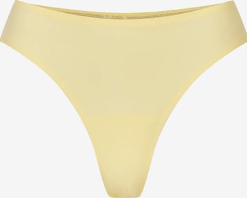 String 'Tanga mit Spitze' di cfab (formerly creamy fabrics) in giallo: frontale