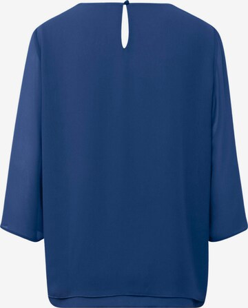 Goldner Bluse in Blau