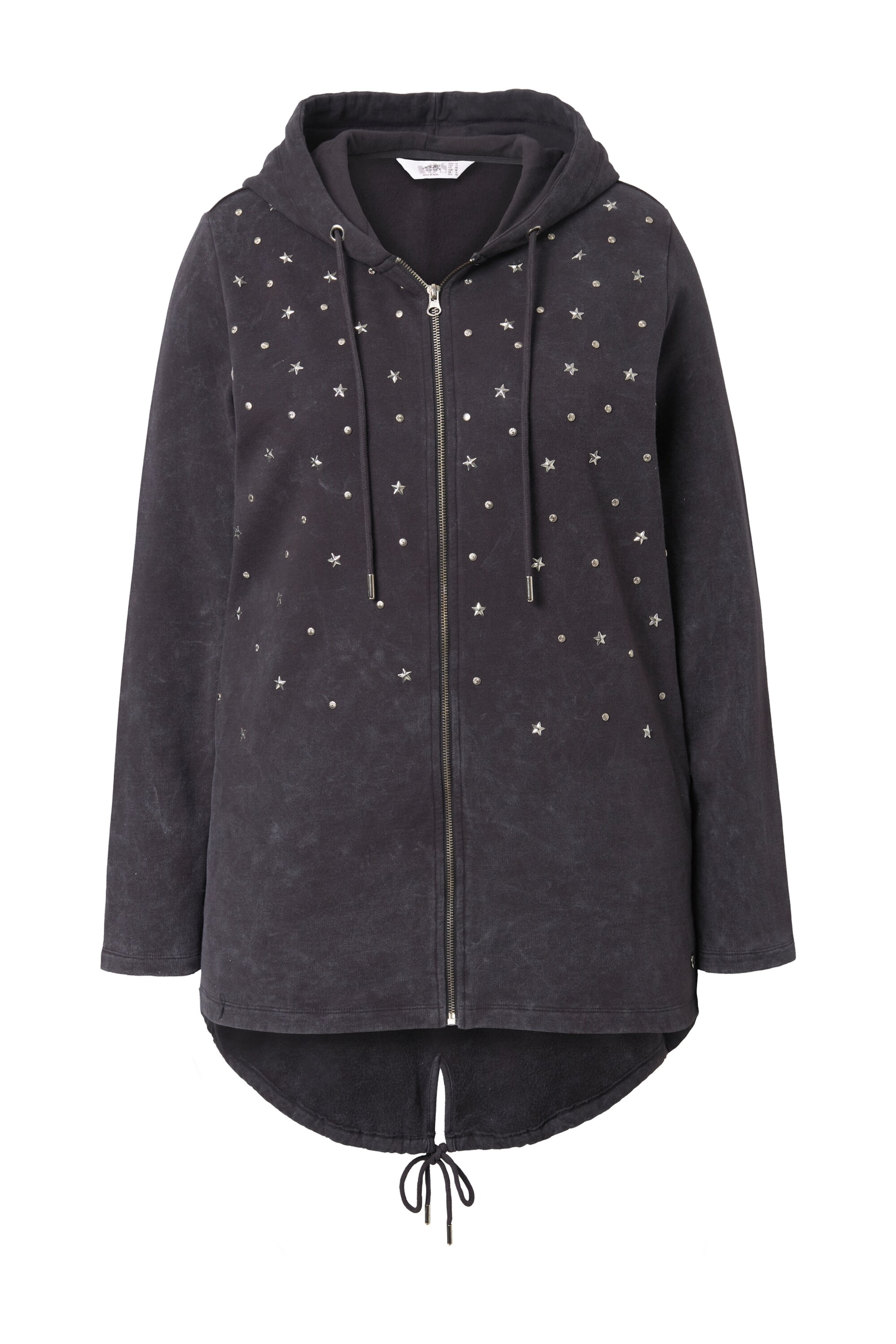 Angel of Style Sweat jacket in Grey: front