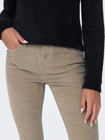 ONLY Flared Pants 'MARY' in Beige