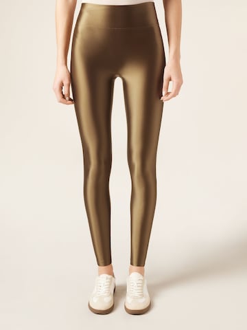 CALZEDONIA Skinny Leggings in Green: front