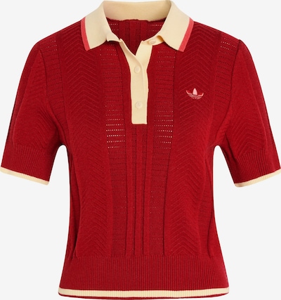 ADIDAS ORIGINALS Πουλόβερ 'Cali' σε XXS σε ελεφαντόδοντο / έντονο κόκκινο, Άποψη προϊόντος