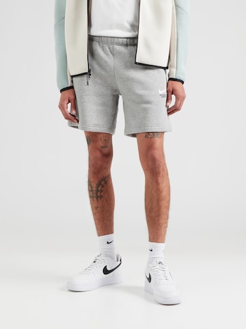 Nike Sportswearregular Hlače - siva boja: prednji dio