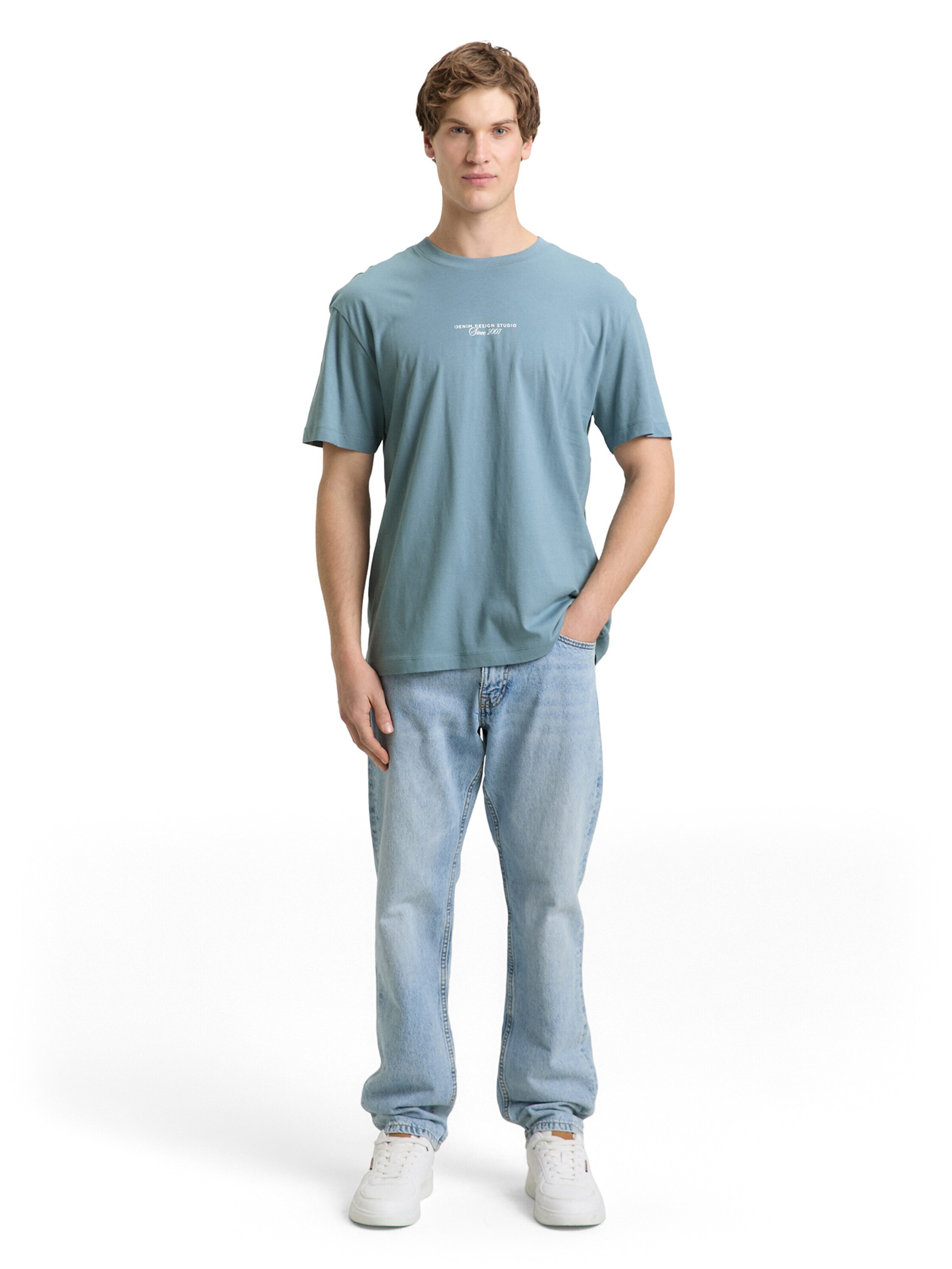 TOM TAILOR DENIM Shirt in Blauw