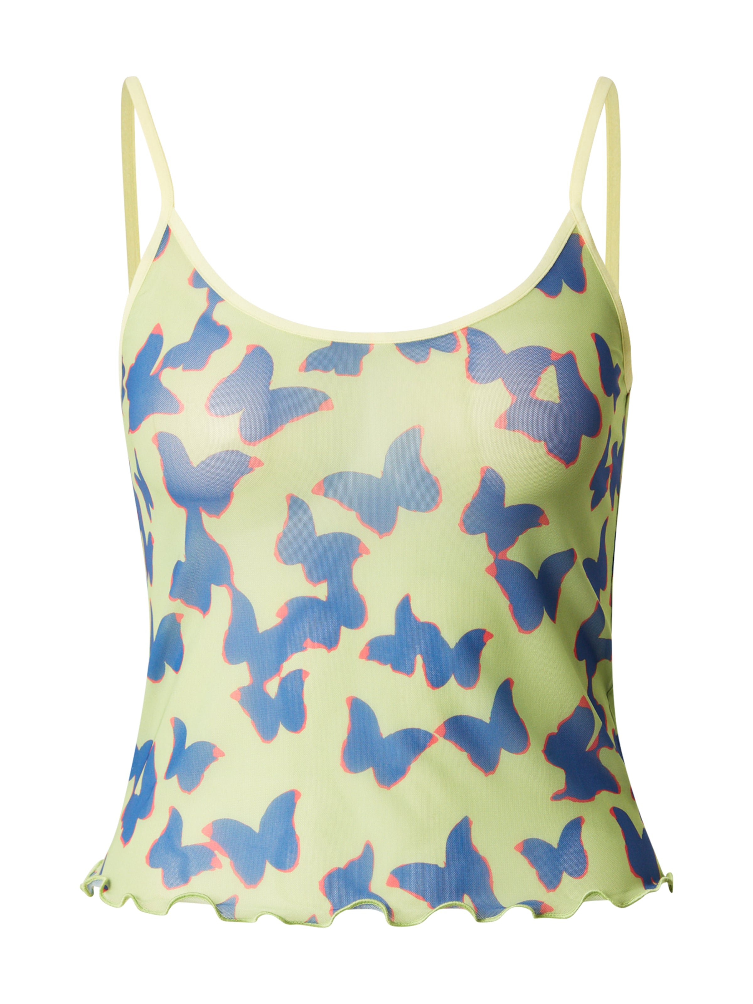 HUGO Top 'Dorinela' - zöld: elől