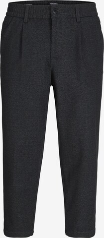 JACK & JONES Regular Pleat-front trousers 'KARL' in Grey: front