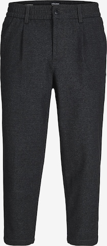 JACK & JONES Regular Pleat-front trousers 'KARL' in Grey: front