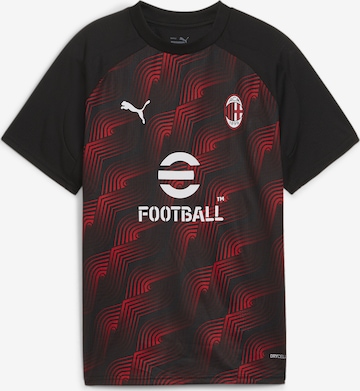 PUMA Performance Shirt 'AC Milan' in Black: front