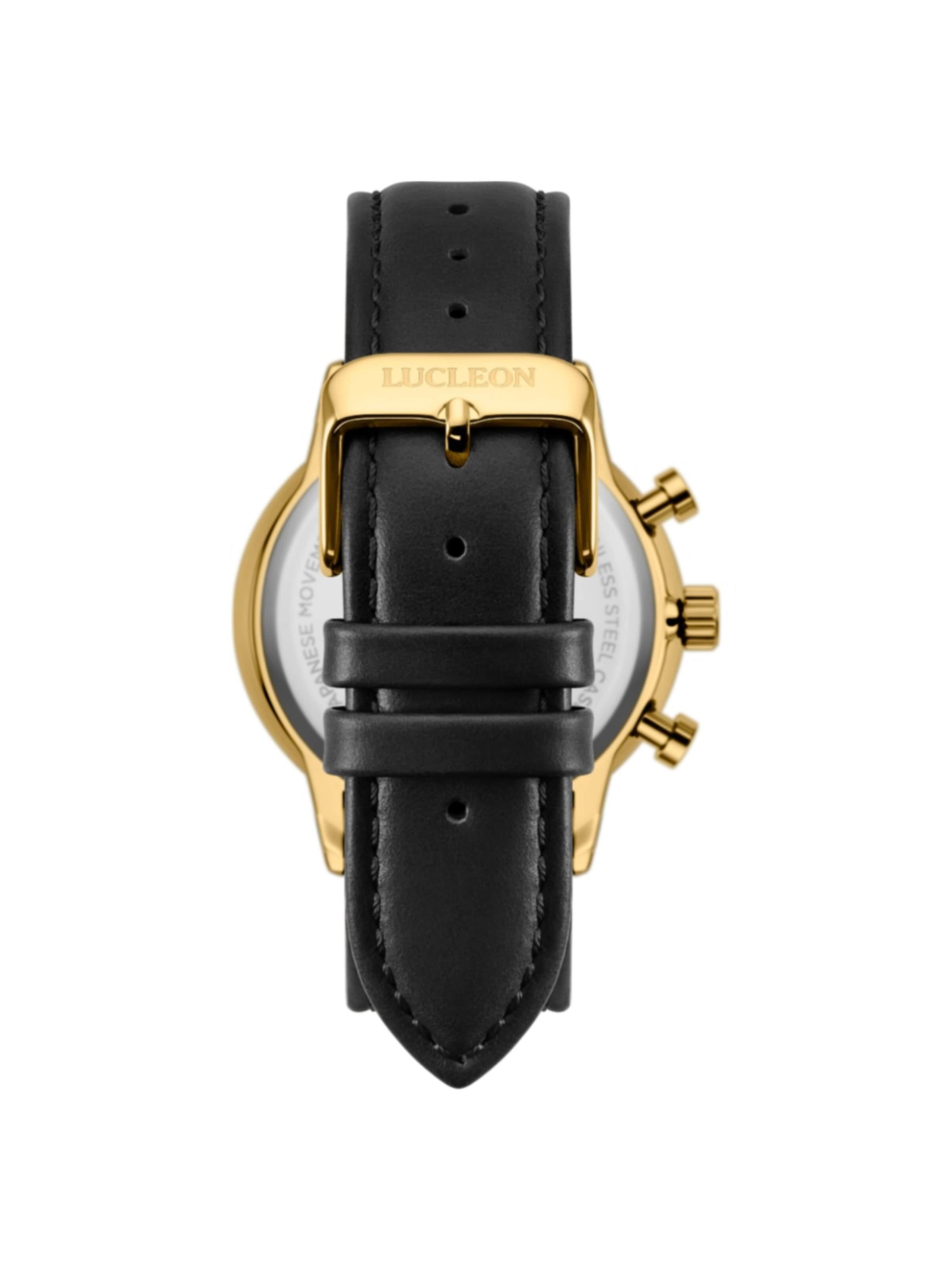 Lucleon Analog watch 'Laurens' in Gold