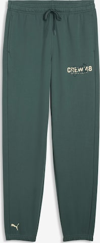 PUMA Regular Sports trousers in Green: front