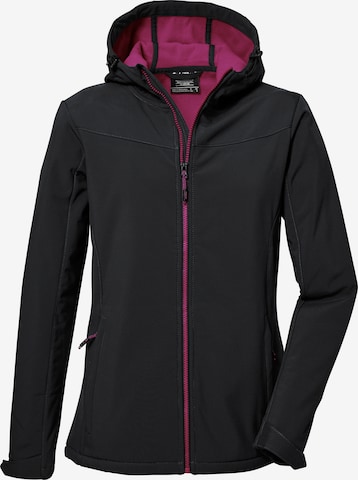 KILLTEC Outdoorjacke in Schwarz: Vorderseite