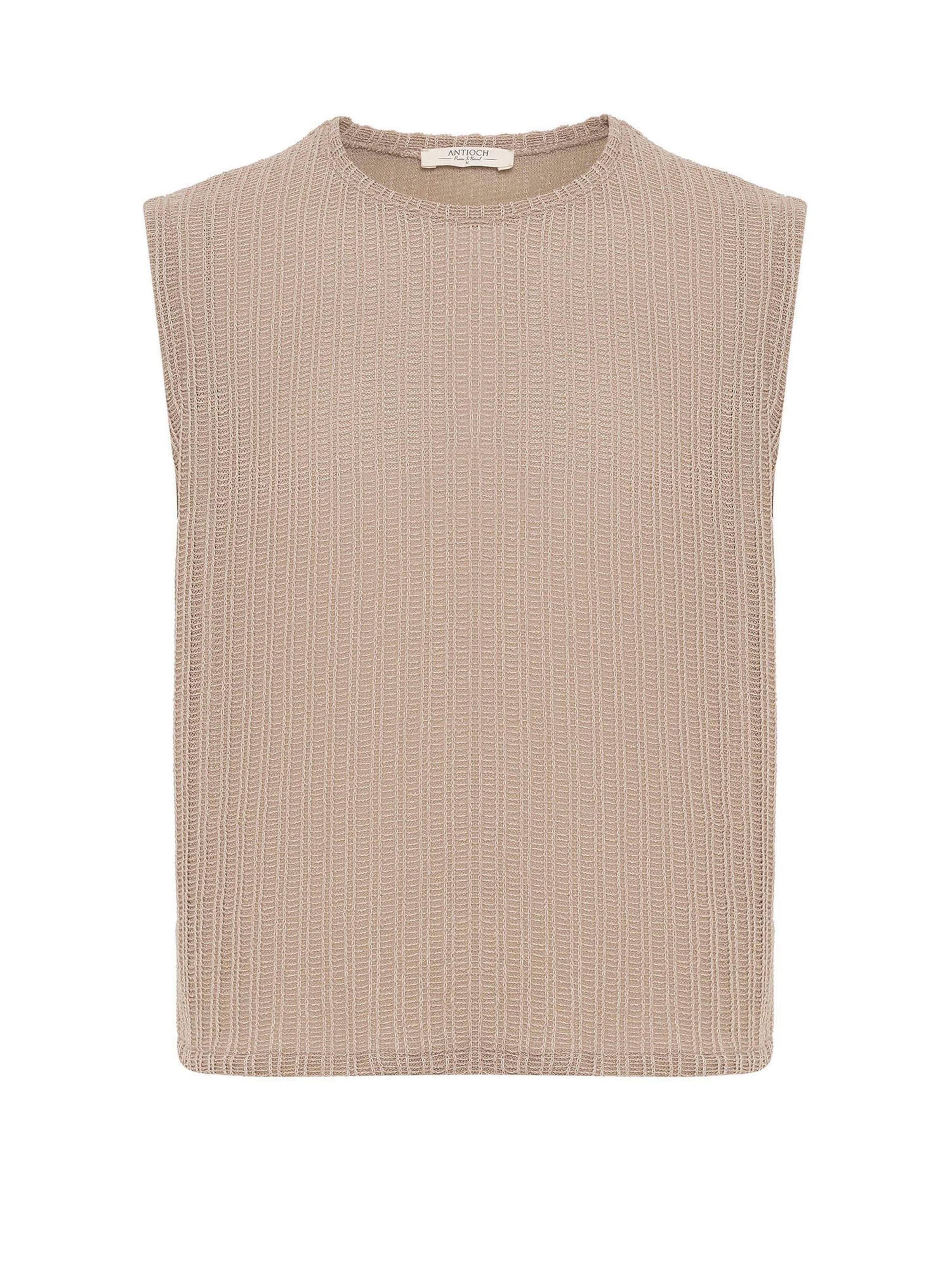 T-Shirt Antioch en beige : devant