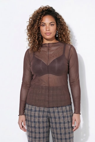 MIAMODA Shirt in Braun: Vorderseite