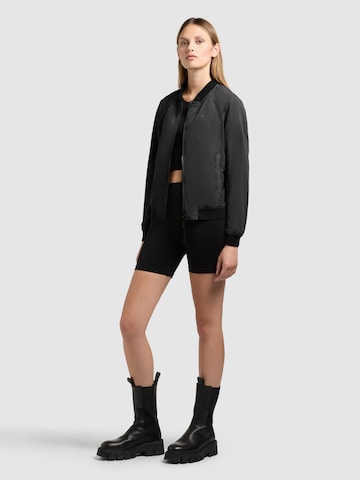 khujo Between-season jacket 'MEETS 2IN1' in Black