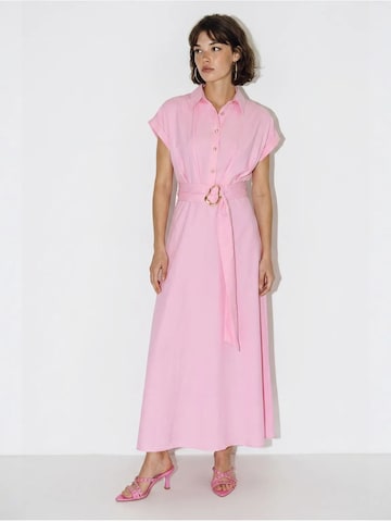 Bianco Lucci Kleid in Pink: Vorderseite