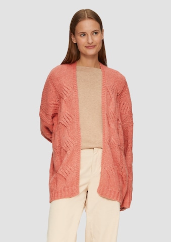 Cardigan oversize s.Oliver en orange : devant