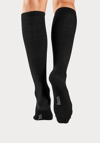 BENCH Knee High Socks in Black