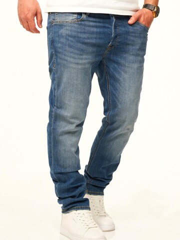 JACK & JONES Tapered Jeans in Blue