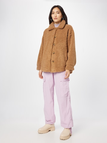 Gina Tricot Prehodna jakna 'Celeste' | rjava barva