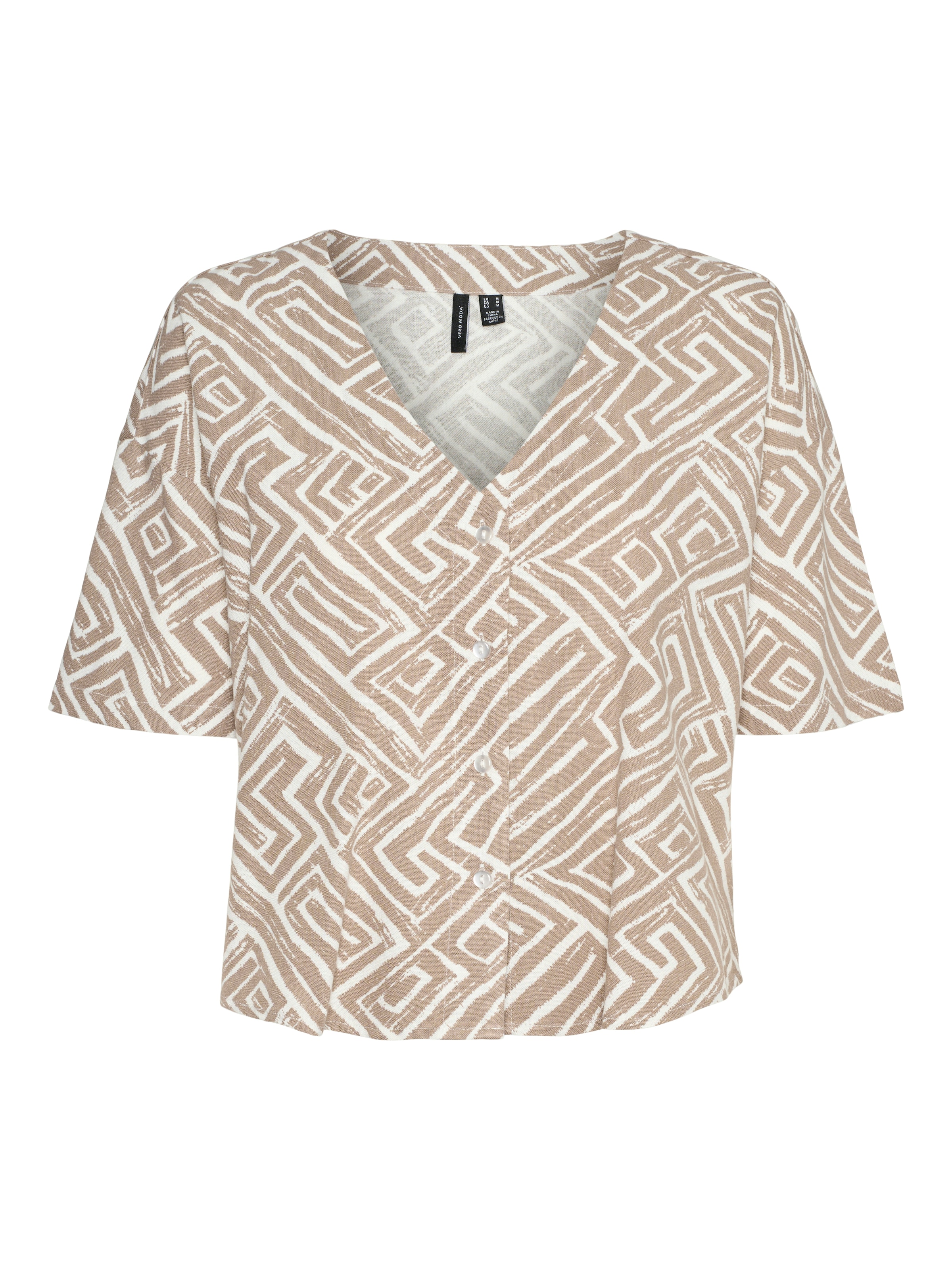 VERO MODA Μπλούζα 'VMJESMILO' σε μπεζ: μπροστά