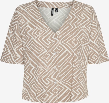 VERO MODA Blouse 'VMJESMILO' in Beige: front