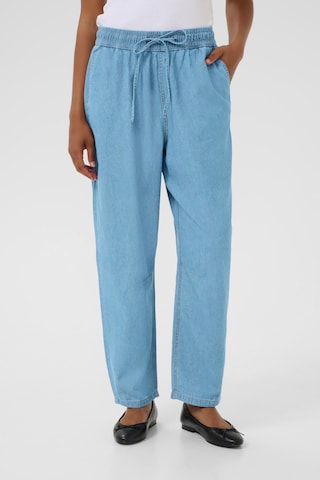Kaffe Regular Hose in Blau: Vorderseite