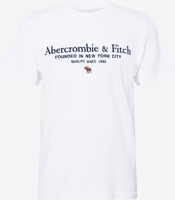Abercrombie & Fitch Majica | bela barva: sprednja stran