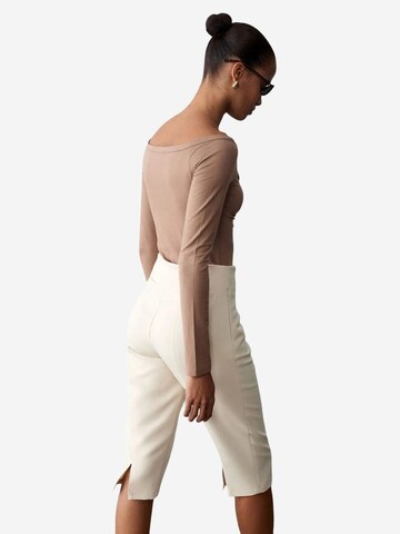 Dilvin Shirt bodysuit 'Blusen' in Beige