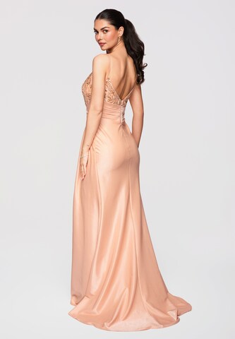 Robe de soirée Ombre en beige