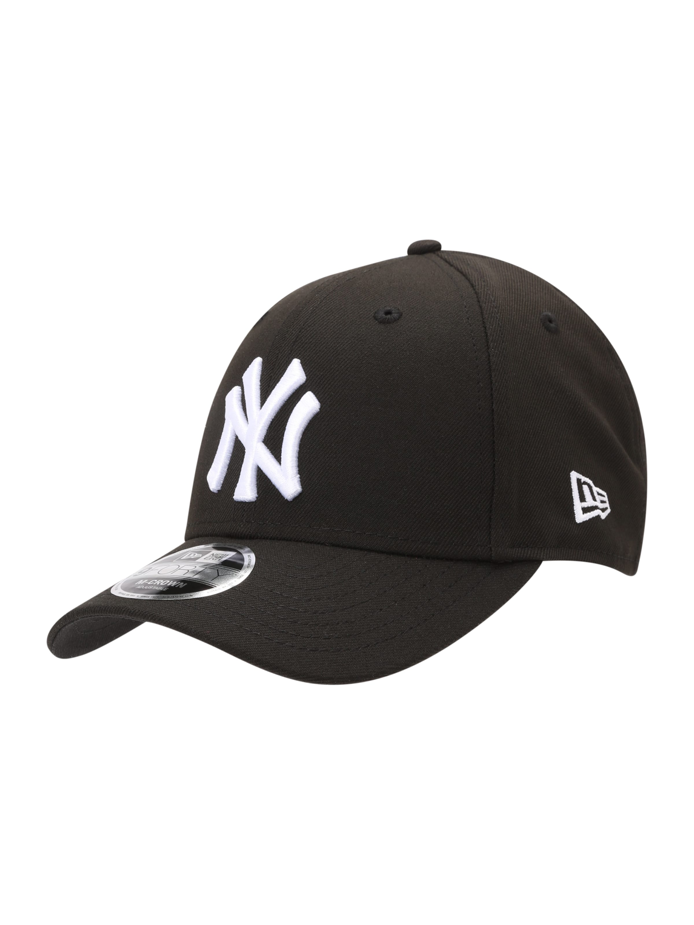 NEW ERA Hætte '9FORTY New York Yankees' i sort: forside