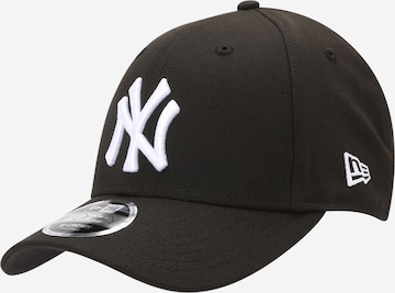 NEW ERA Cap '9FORTY New York Yankees' in Black: front