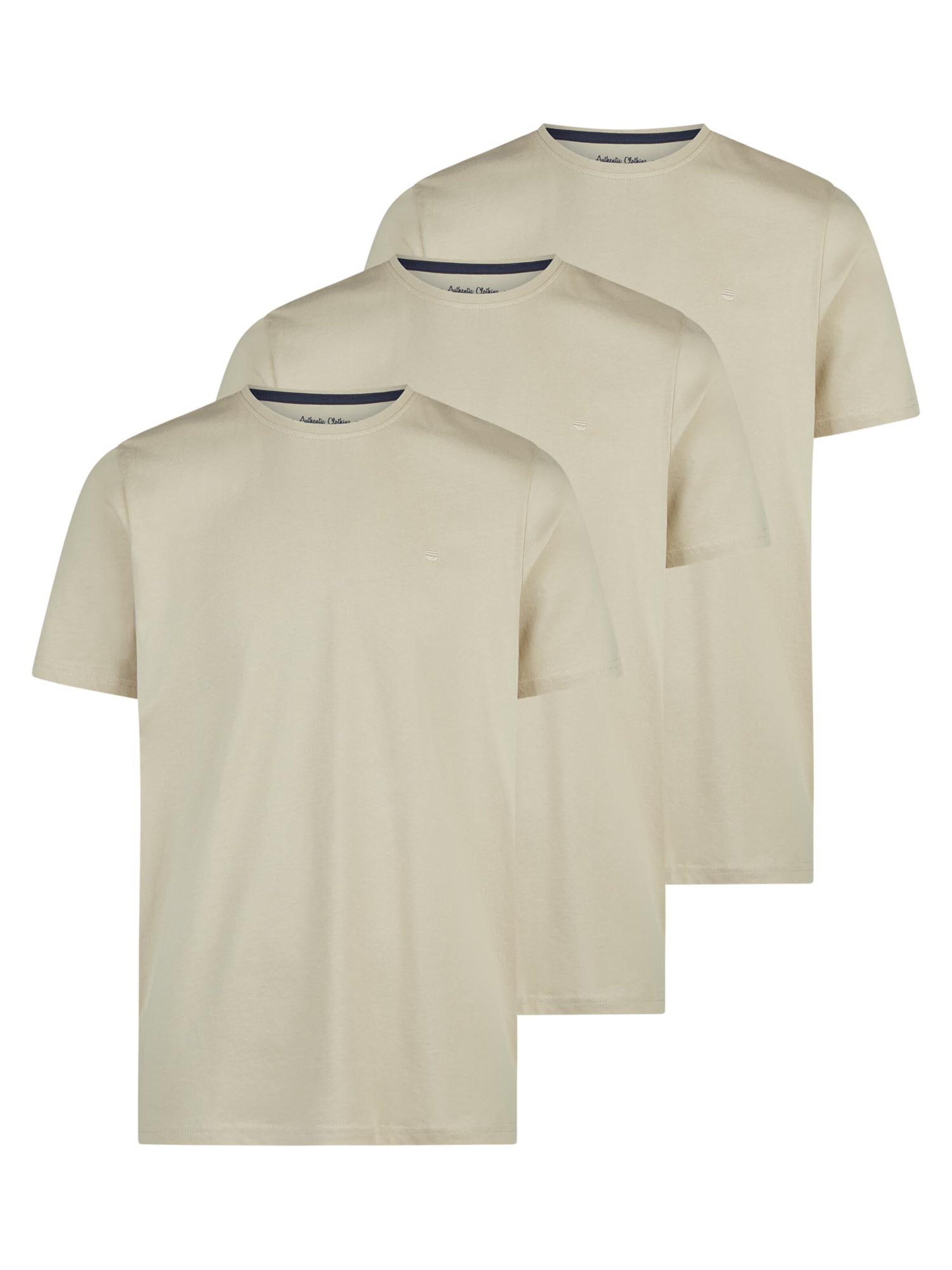 redmond Shirt 'Basic'‌‌‌‌ in Beige: Vorderseite