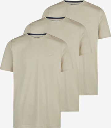 redmond Shirt 'Basic' in Beige: Vorderseite