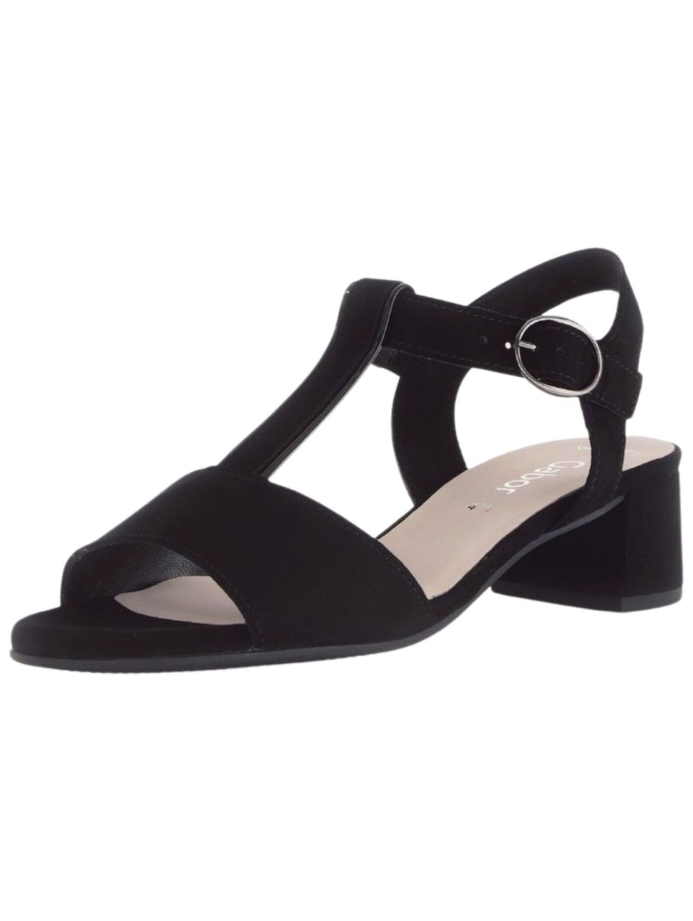 Sandalo con cinturino di GABOR in nero: frontale