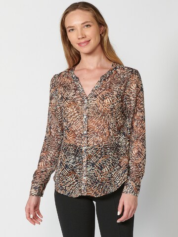 KOROSHI Bluse i beige: forside